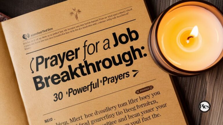 Prayer for a Job Breakthrough: 30 Powerful Prayers