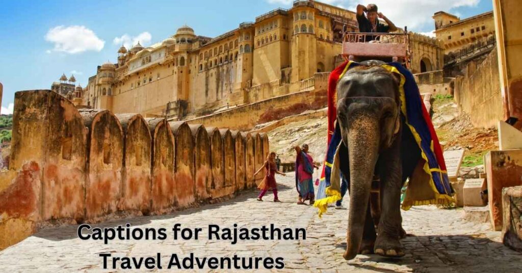 Captions for Rajasthan Travel Adventures